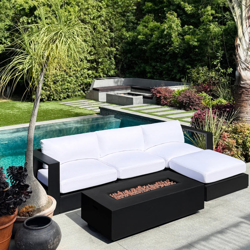 Modern Modular Teak Outdoor Sectional Sofas 3 to 9 Seat 7th Avenue