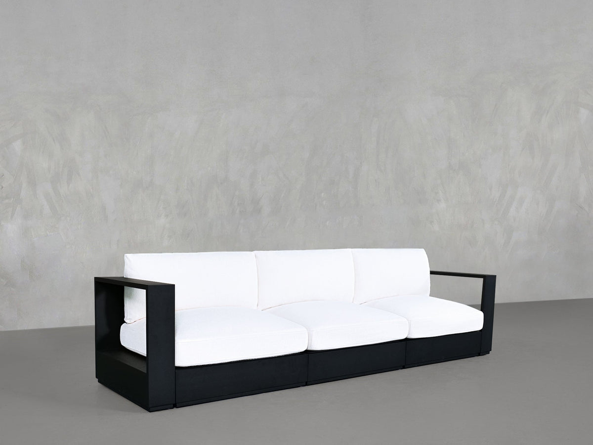 3 - Seat Modular Sofa Aluminum Outdoor - 7th Avenue