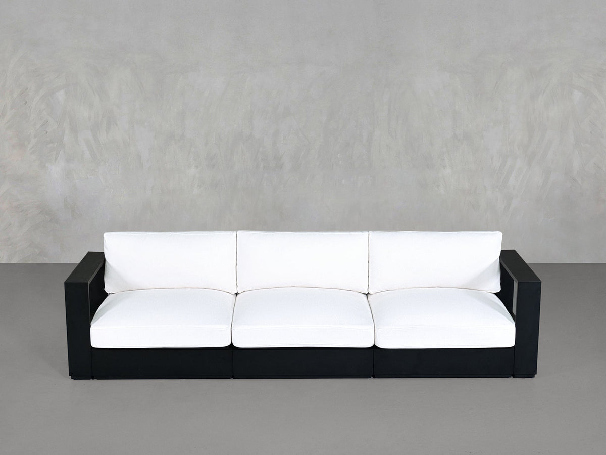 3 - Seat Modular Sofa Aluminum Outdoor - 7th Avenue