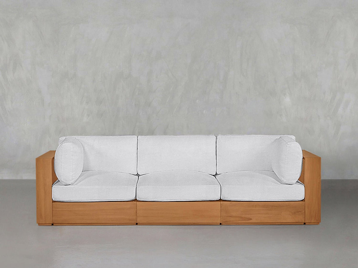 3-Seat Modular Sofa Teak Outdoor - 7th Avenue