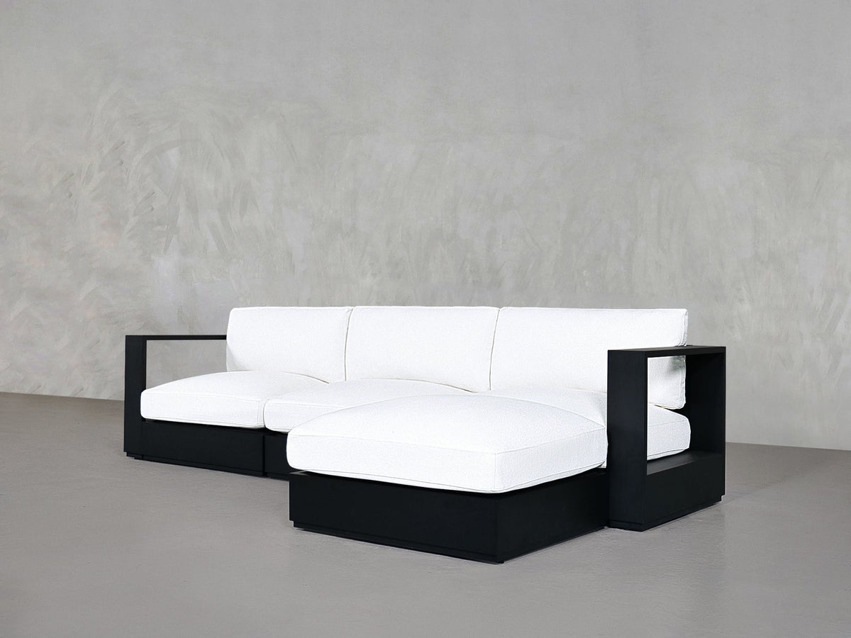 4 - Seat Modular Chaise Sectional Aluminum Outdoor - 7th Avenue