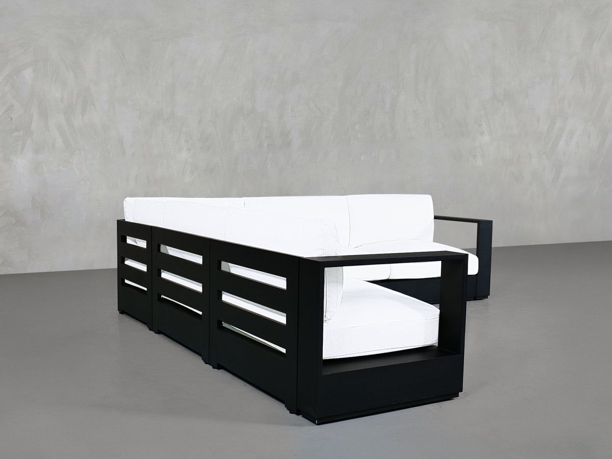 5-Seat Modular Corner Sectional Aluminum Outdoor