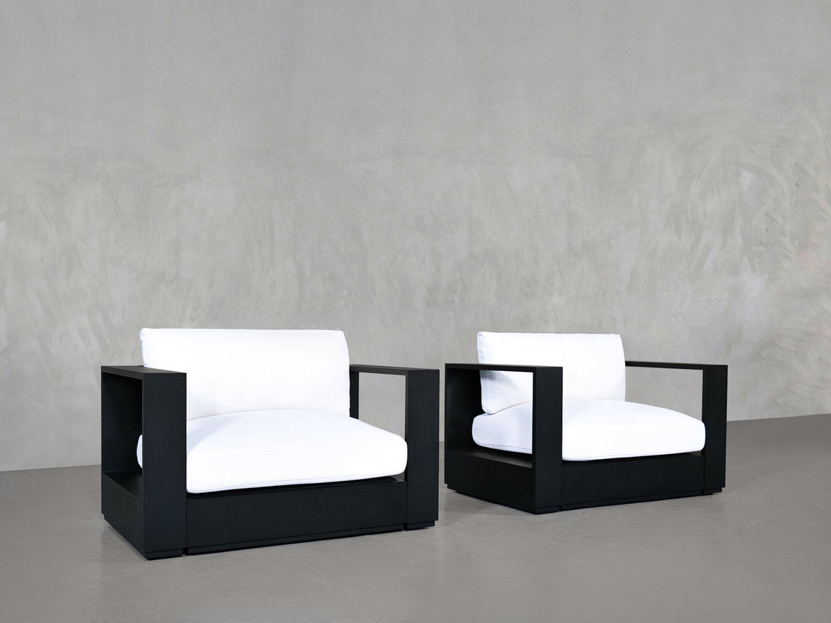 Double Armchairs Aluminum Outdoor - 7th Avenue