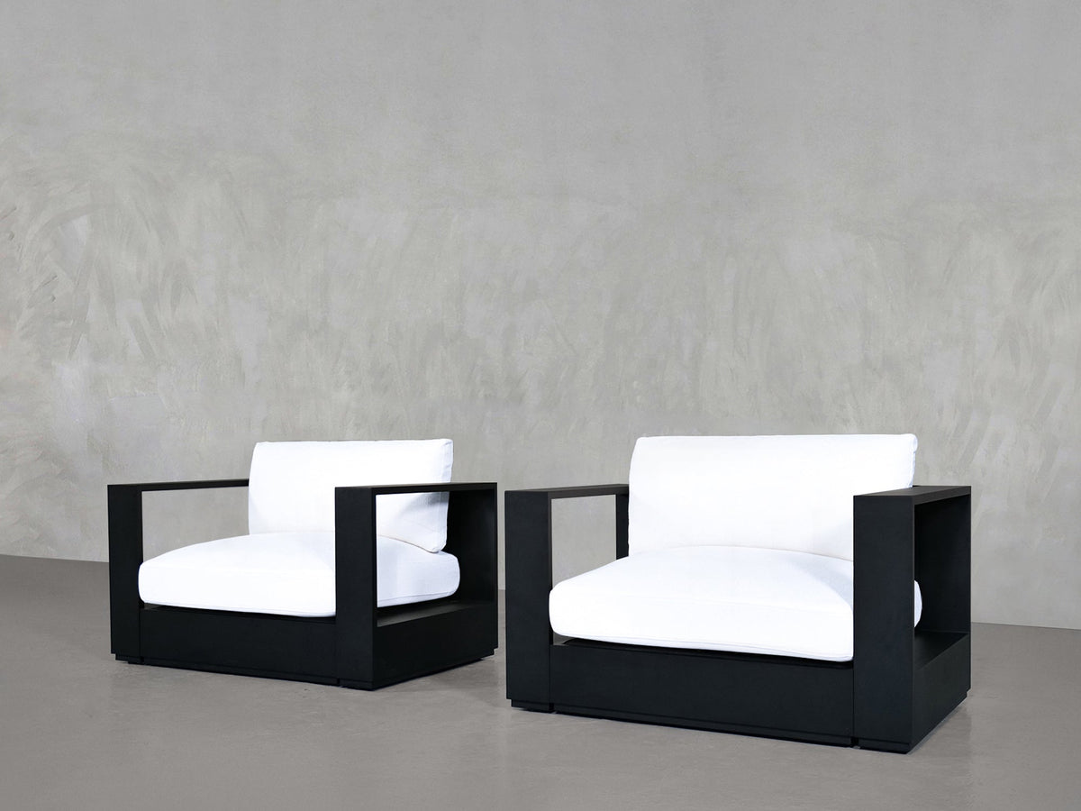Double Armchairs Aluminum Outdoor - 7th Avenue