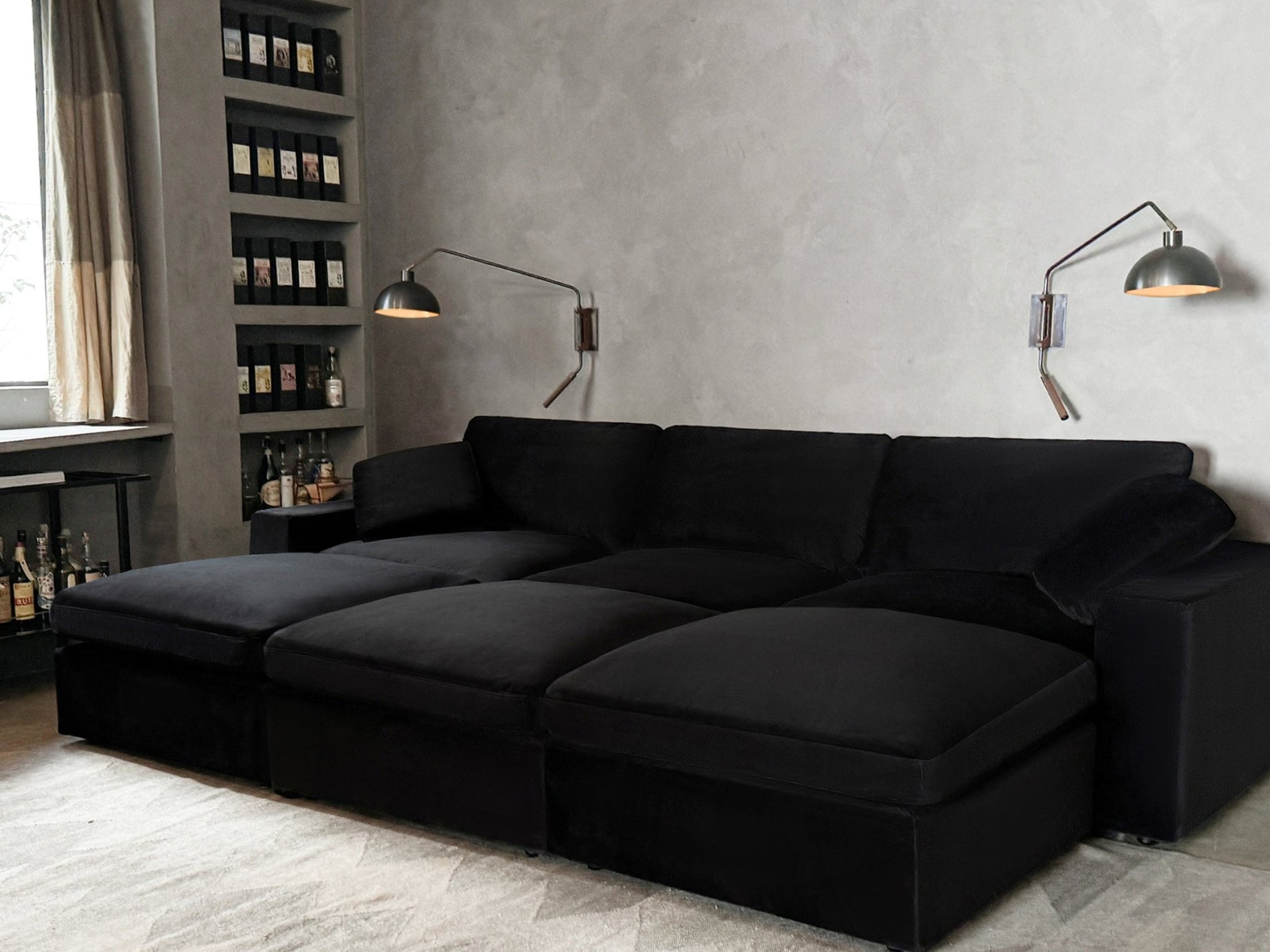 Onyx Black (Velvet)  - LIfestyle - 2 - 7th Avenue
