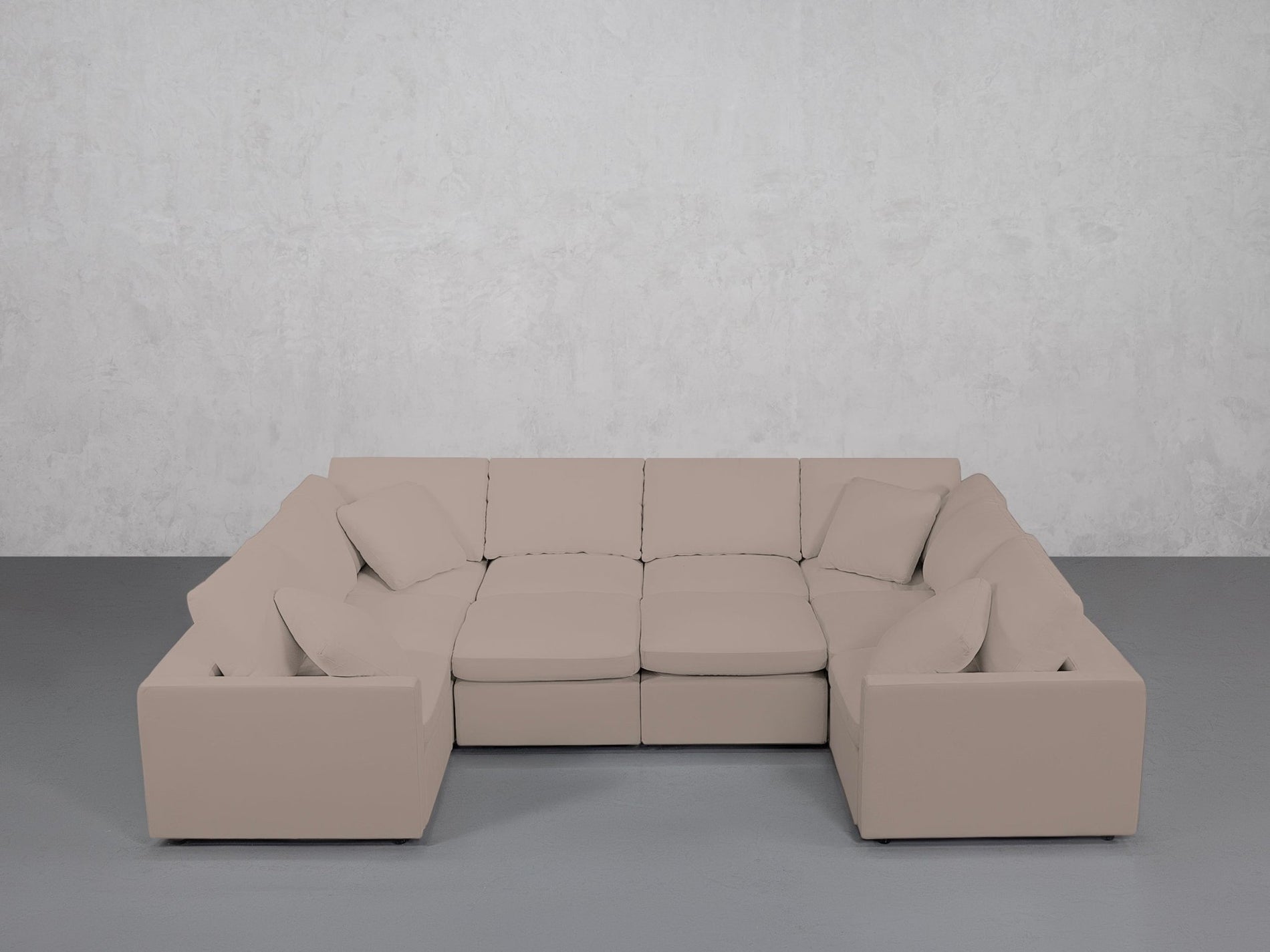 10-Seat Modular Closed Pit (Thin Arms) - 7th Avenue