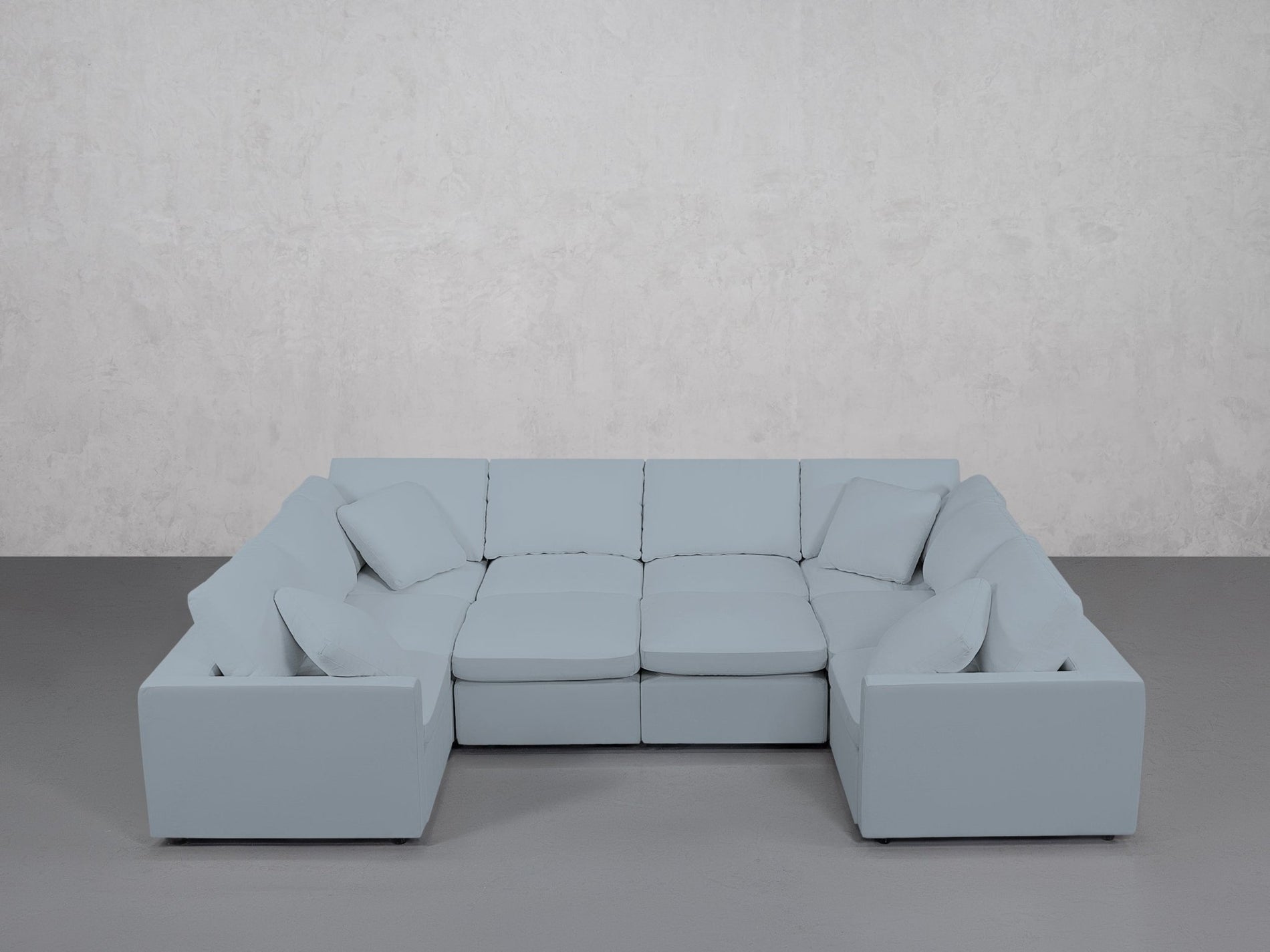 10-Seat Modular Closed Pit (Thin Arms) - 7th Avenue