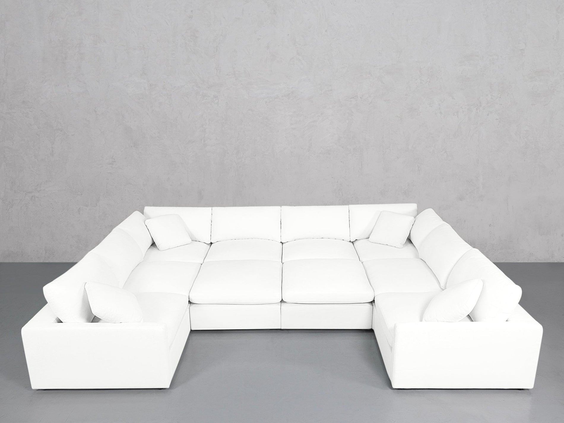 10-Seat Modular Closed Pit (Thin Arms) - 7th Avenue