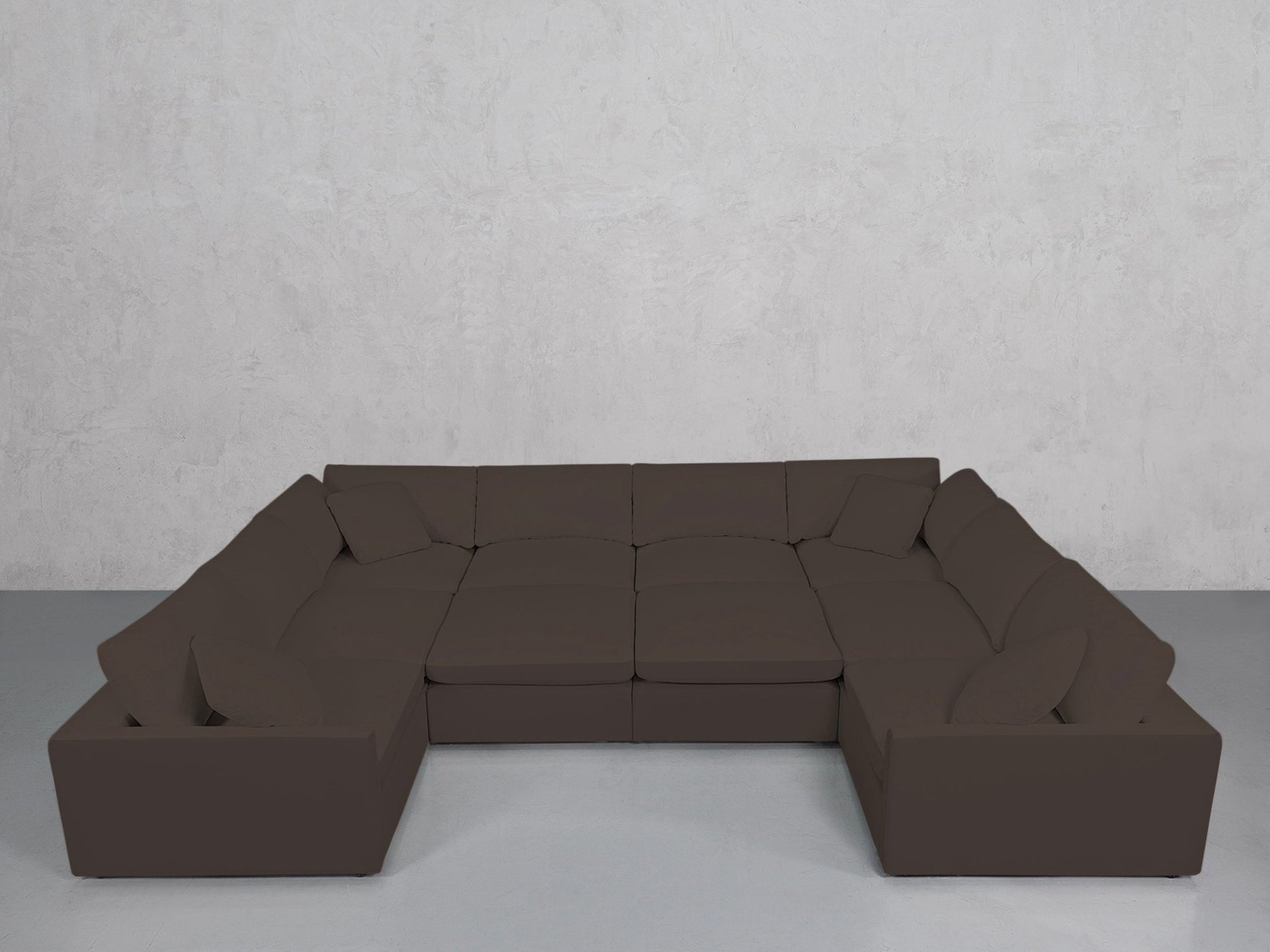 10-Seat Modular Closed Pit (Thin Arms) - 7th Avenue