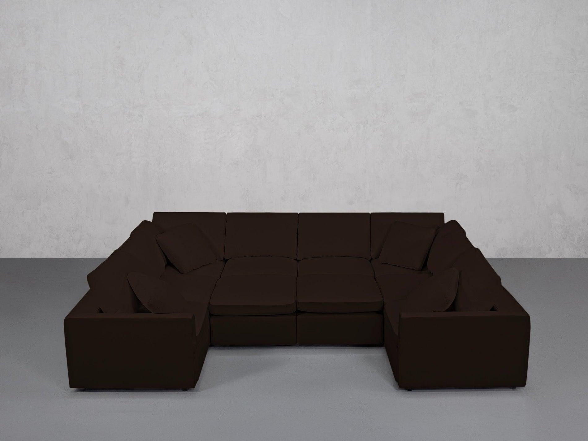 10-Seat Modular Closed Pit (Thin Arms) - 7th Avenue