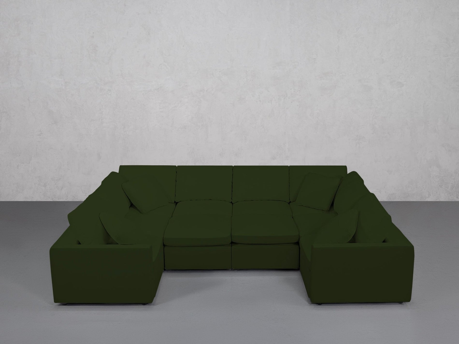 10-Seat Modular Closed Pit (Thin Arms) - 7th Avenue