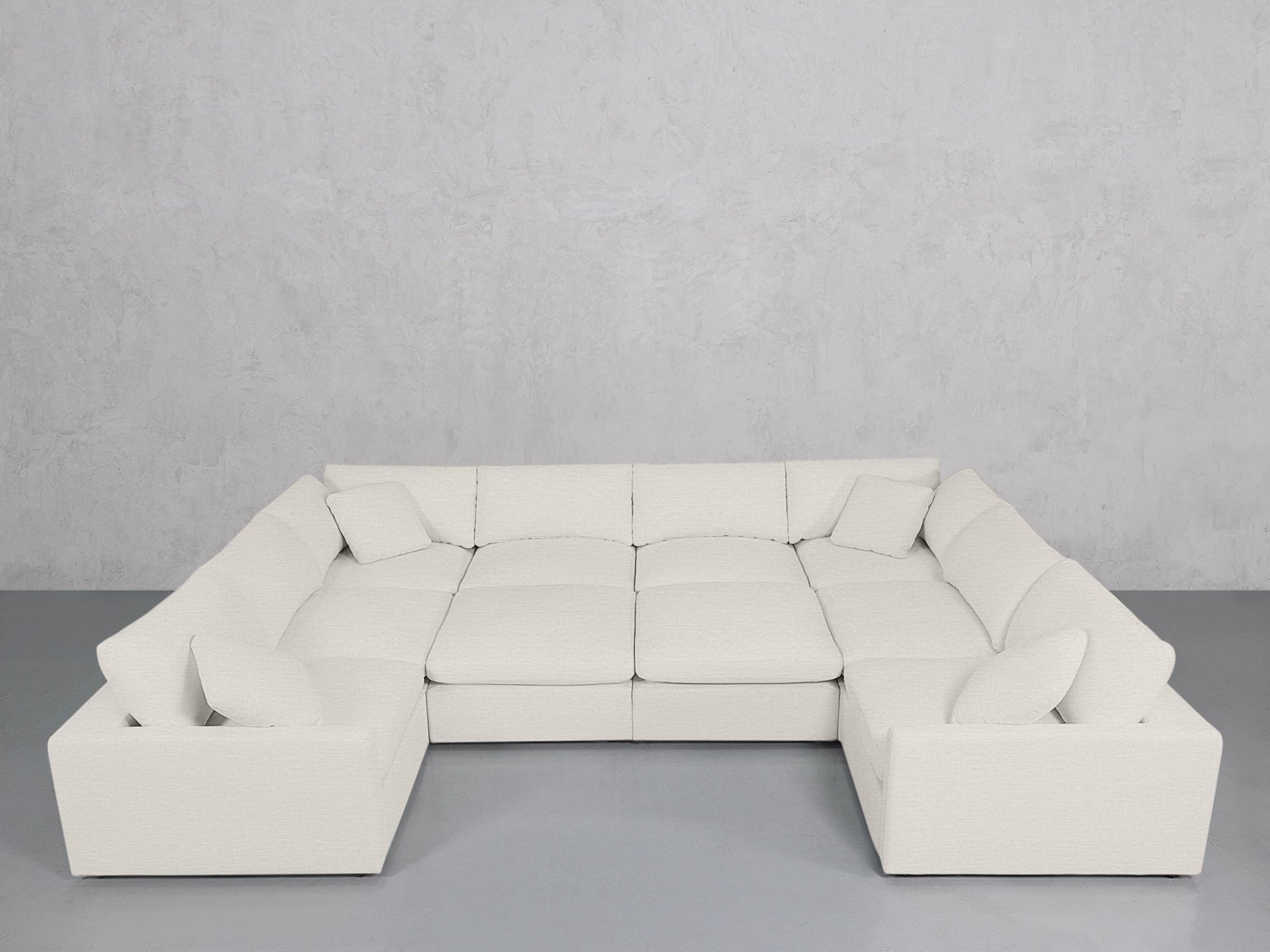 10-Seat Modular Closed Pit (Thin Arms) - 7th Avenue