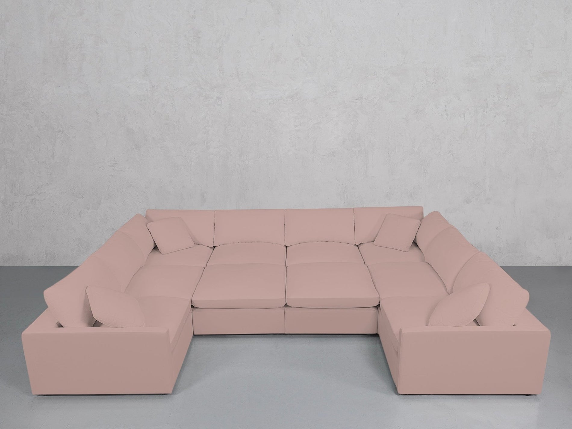 10-Seat Modular Closed Pit (Thin Arms) - 7th Avenue