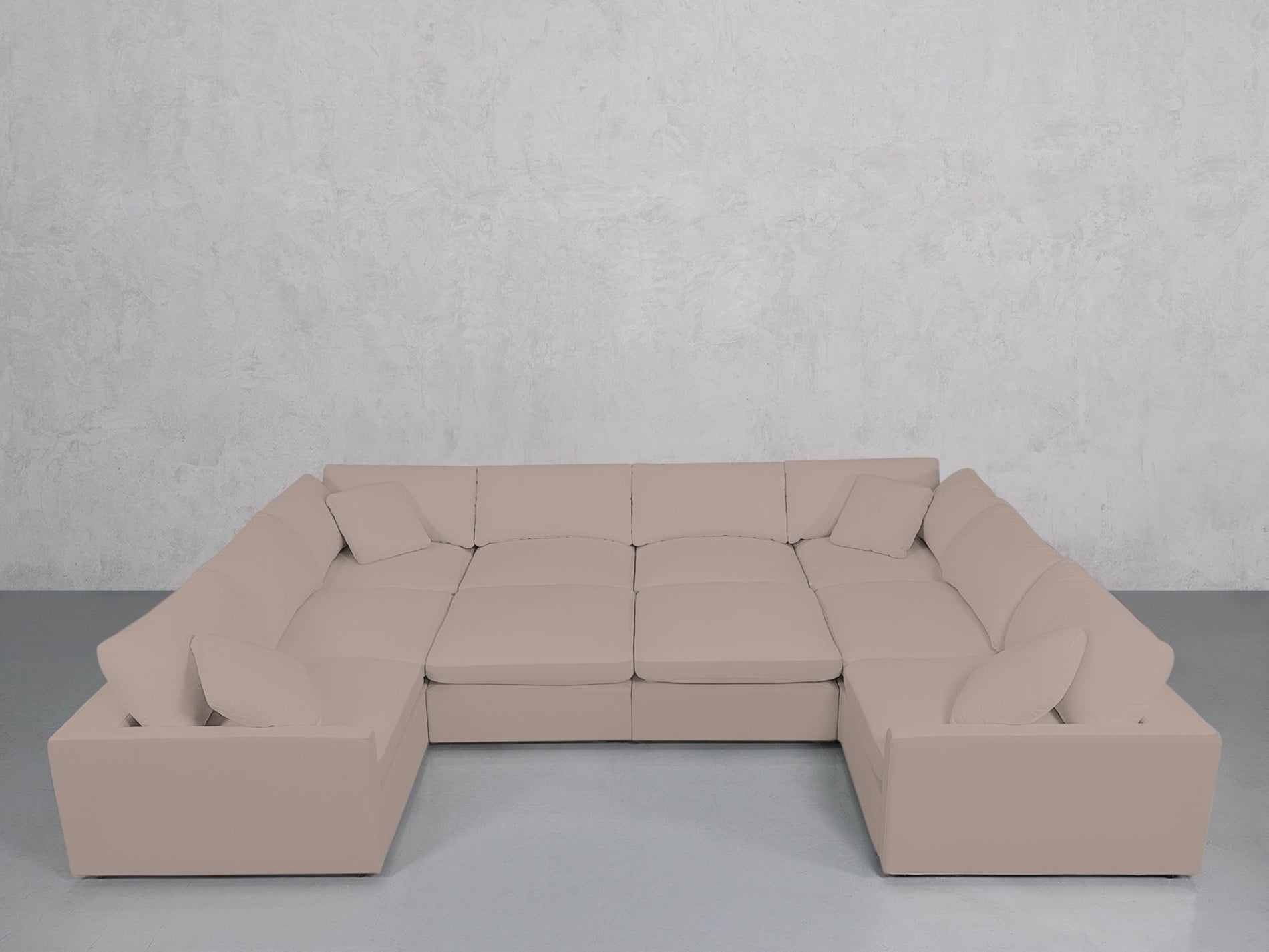 10-Seat Modular Closed Pit (Thin Arms) - 7th Avenue