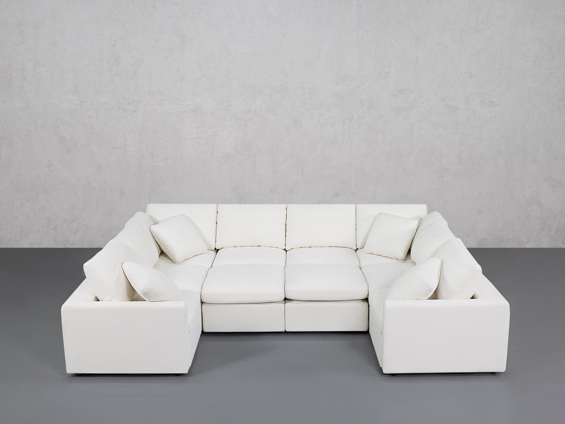 10-Seat Modular Closed Pit (Thin Arms) - 7th Avenue