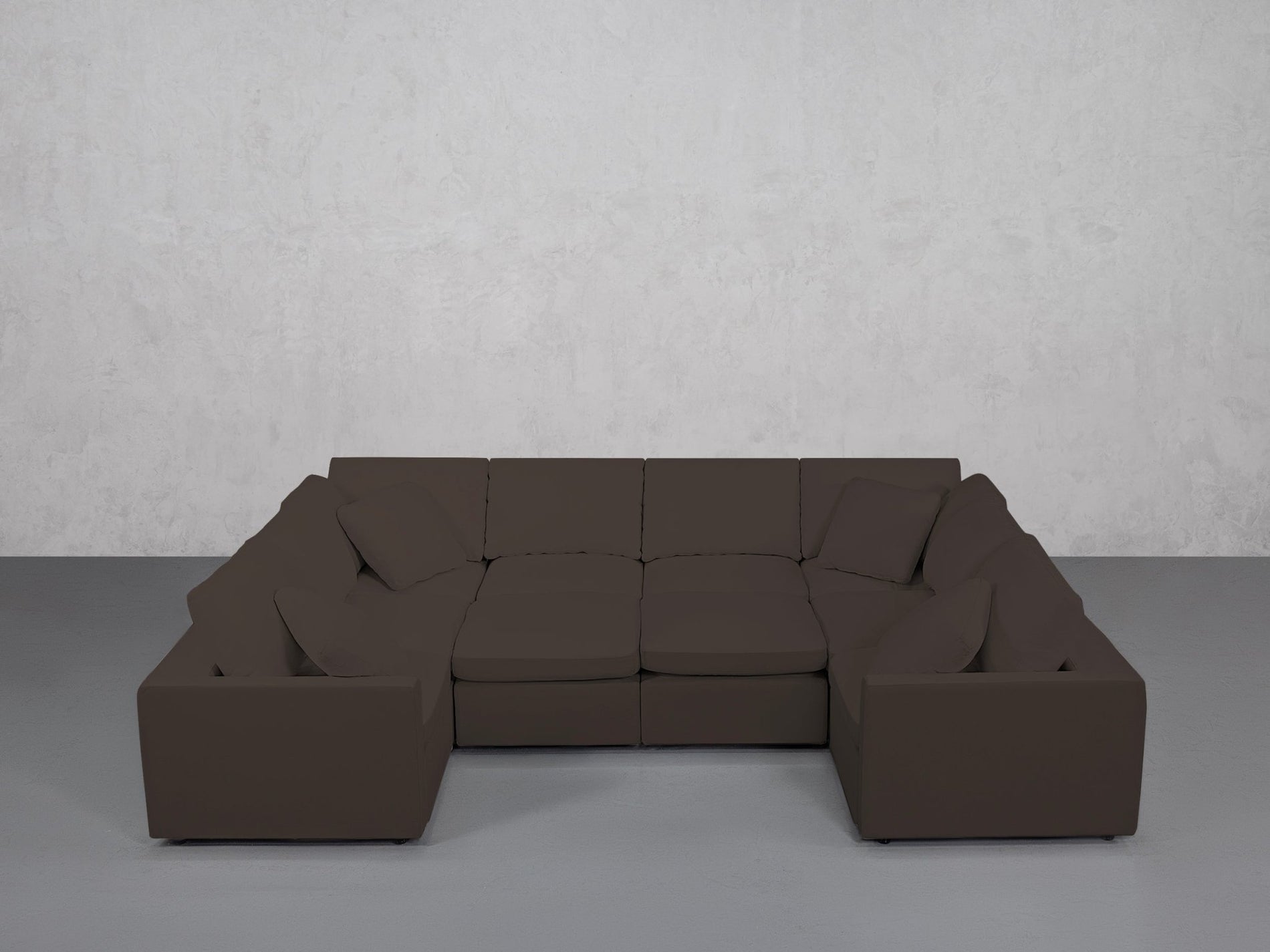 10-Seat Modular Closed Pit (Thin Arms) - 7th Avenue