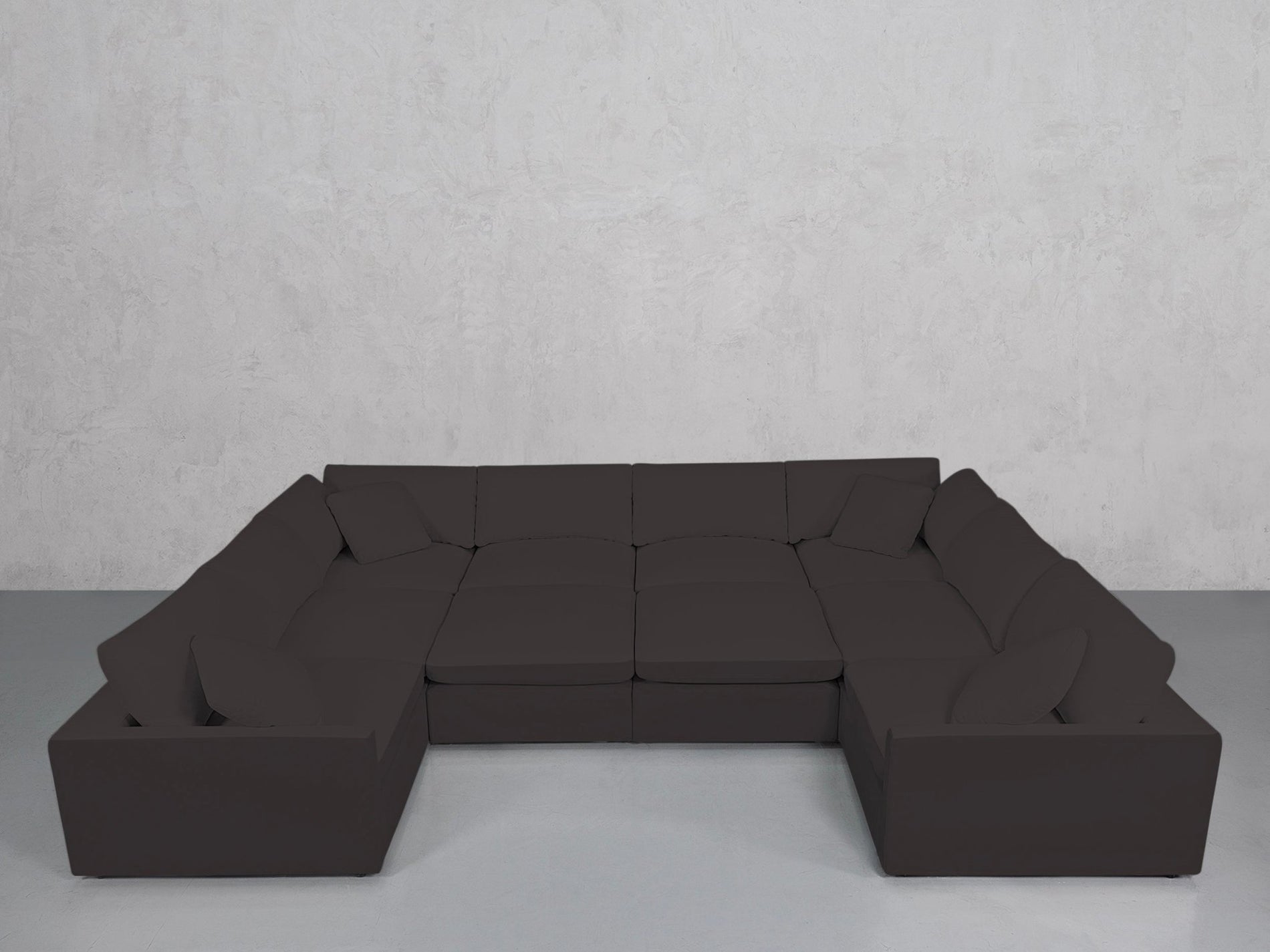 10-Seat Modular Closed Pit (Thin Arms) - 7th Avenue