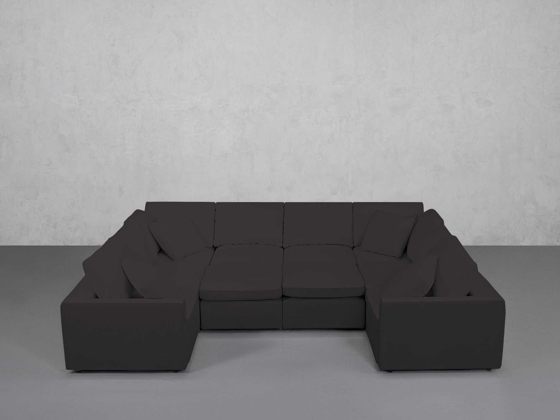 10-Seat Modular Closed Pit (Thin Arms) - 7th Avenue
