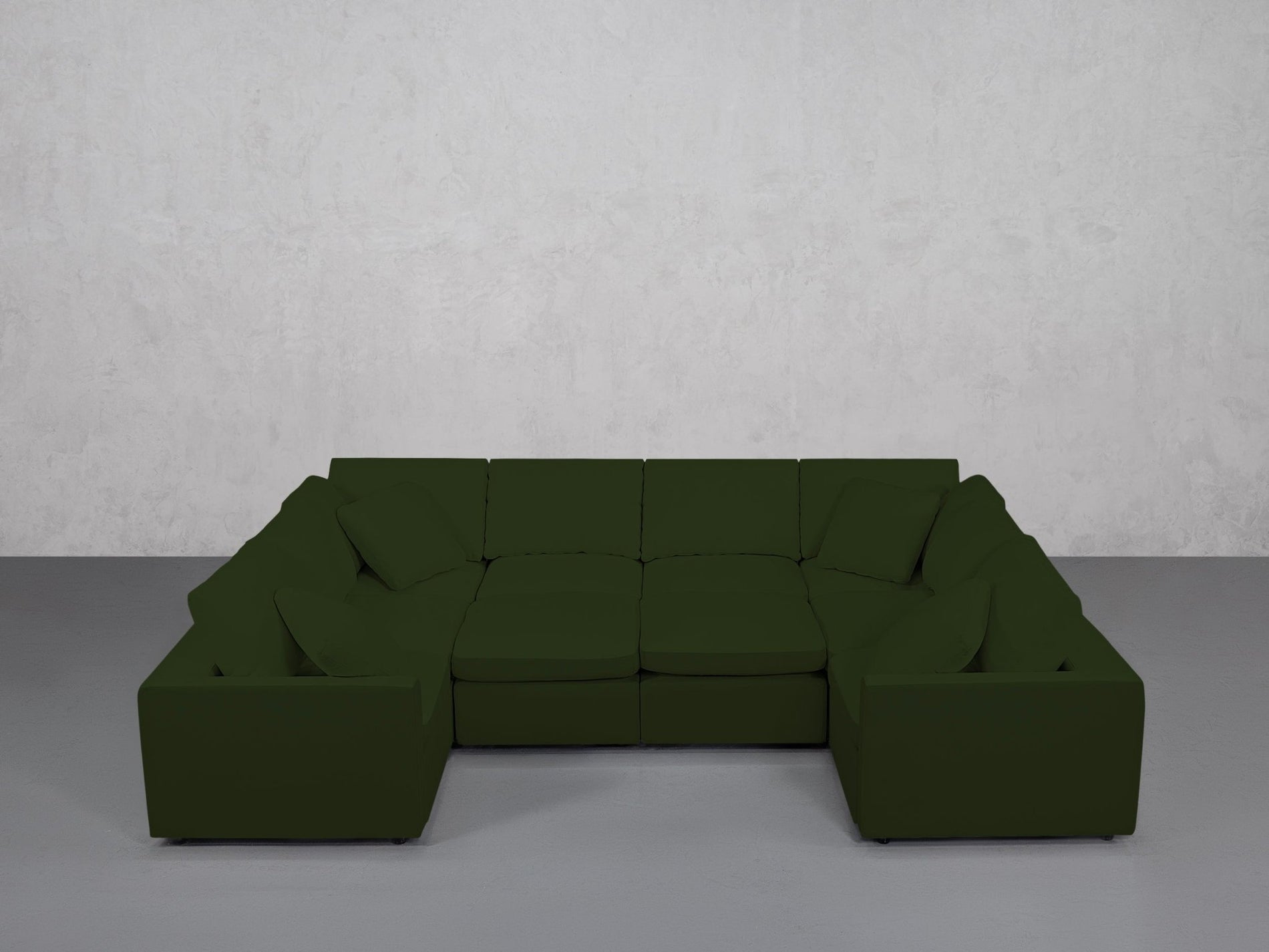 10-Seat Modular Closed Pit (Thin Arms) - 7th Avenue