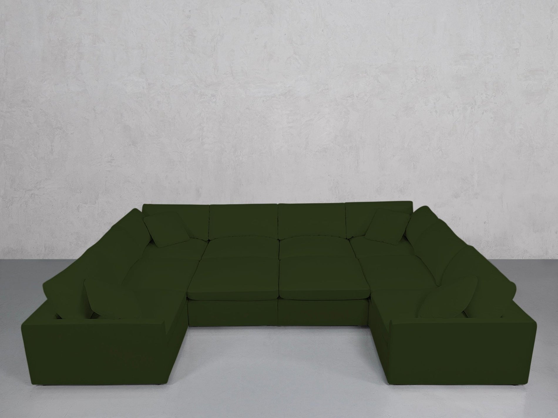 10-Seat Modular Closed Pit (Thin Arms) - 7th Avenue