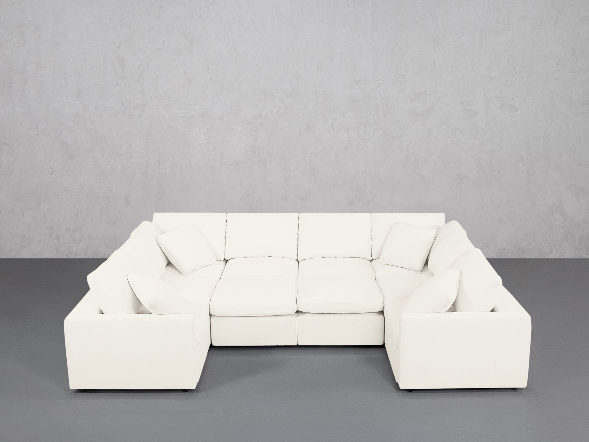 10-Seat Modular Closed Pit (Thin Arms) - 7th Avenue