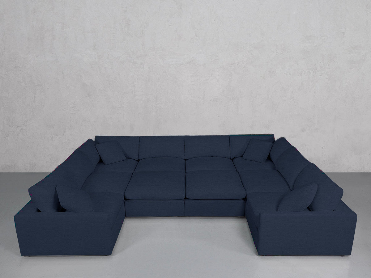 10-Seat Modular Closed Pit (Thin Arms) - 7th Avenue