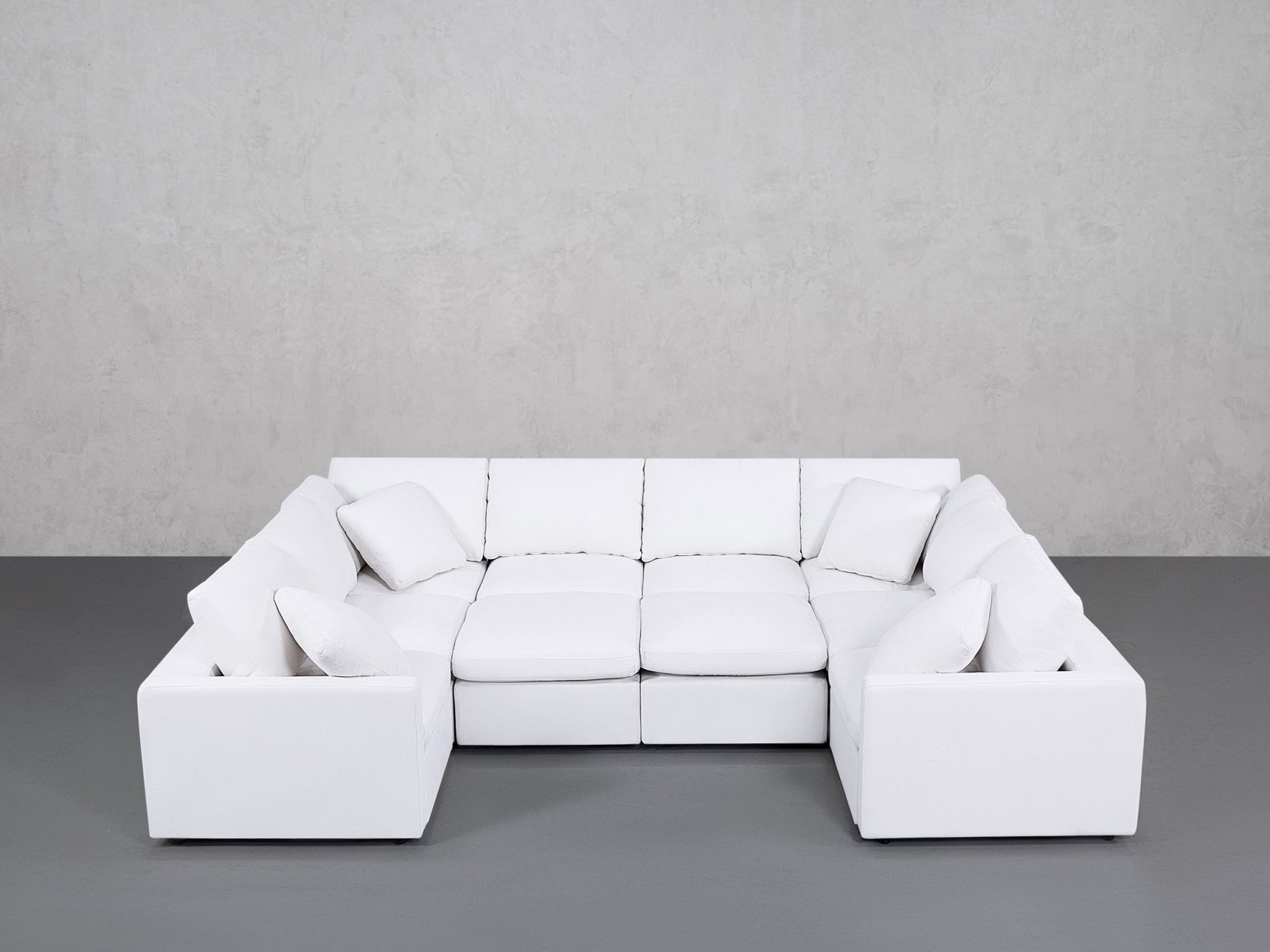 10-Seat Modular Closed Pit (Thin Arms) - 7th Avenue