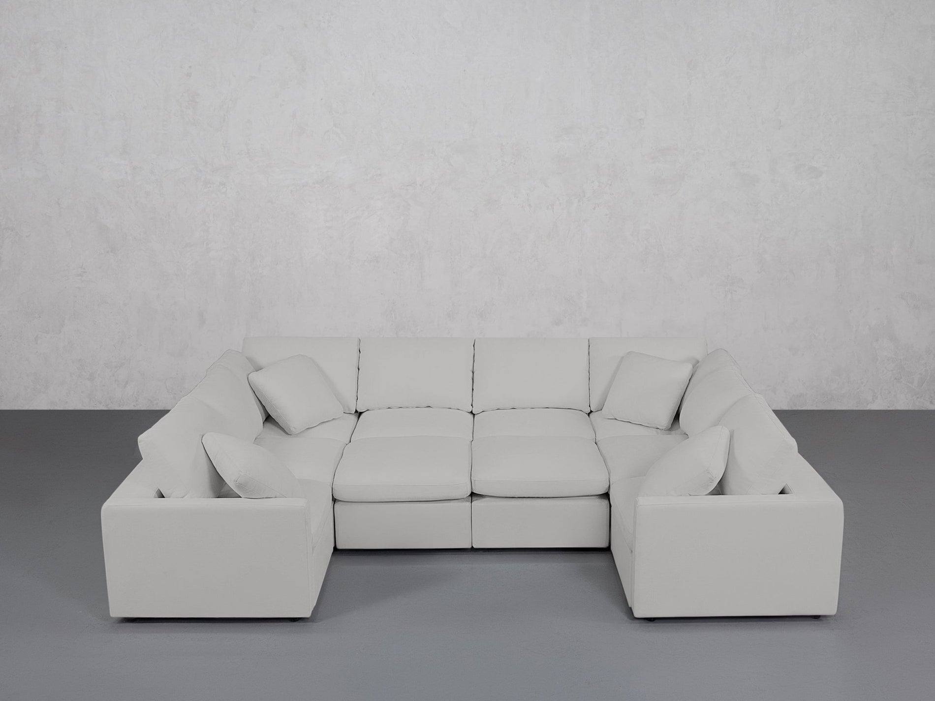 10-Seat Modular Closed Pit (Thin Arms) - 7th Avenue