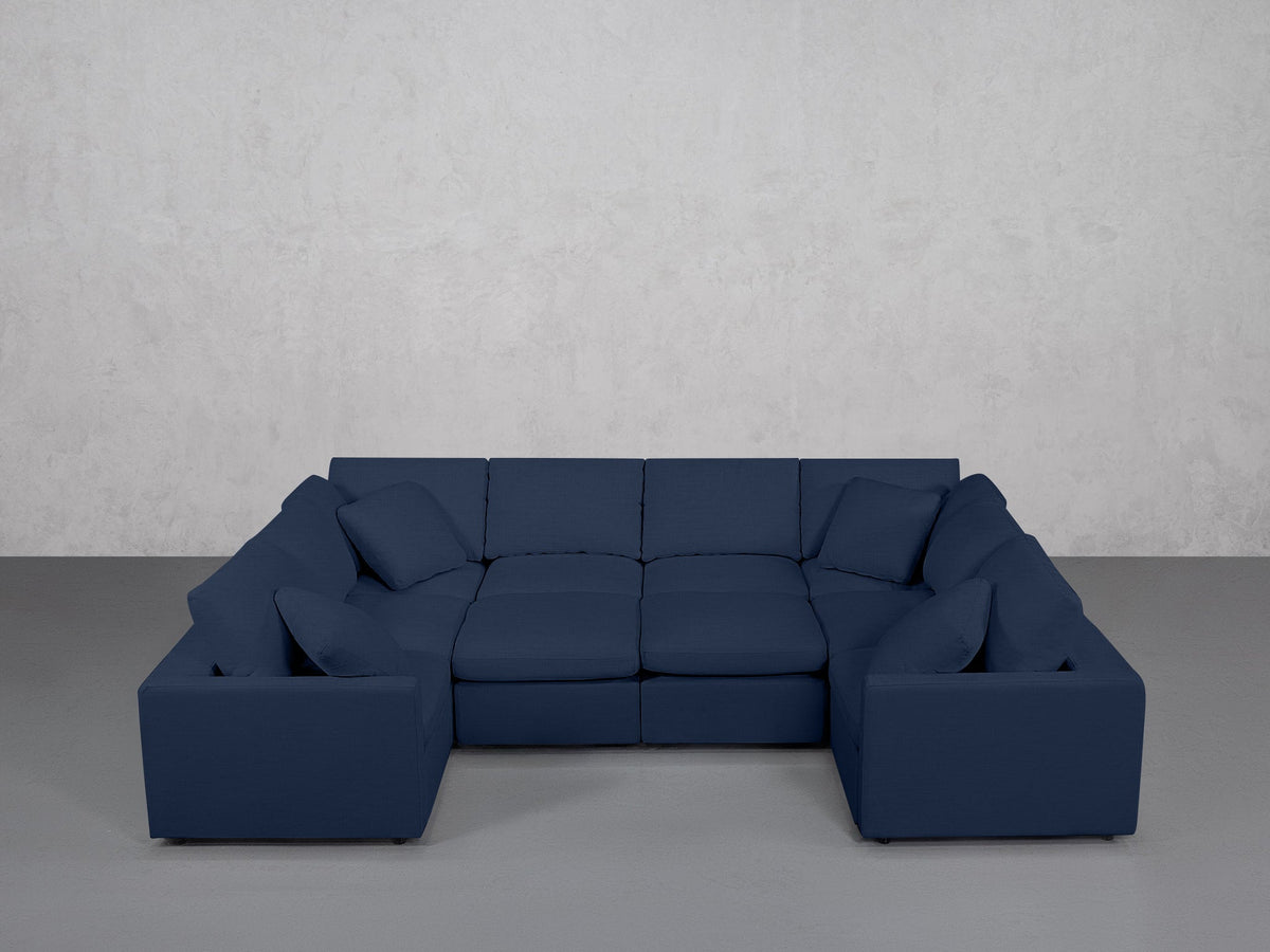 10-Seat Modular Closed Pit (Thin Arms) - 7th Avenue