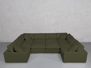 10-Seat Modular Closed Pit (Thin Arms) - 7th Avenue