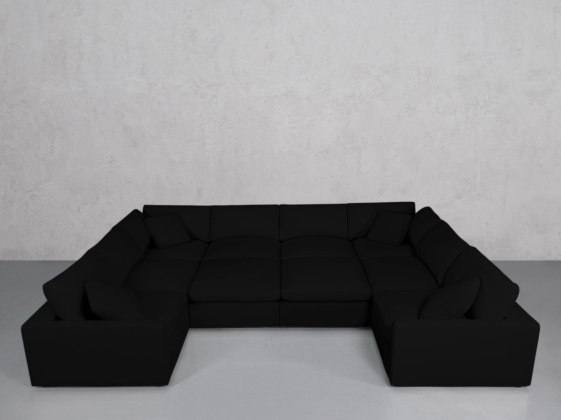 10-Seat Modular Closed Pit (Thin Arms) - 7th Avenue