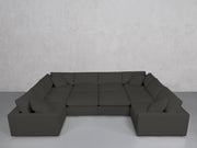 10-Seat Modular Closed Pit (Thin Arms) - 7th Avenue