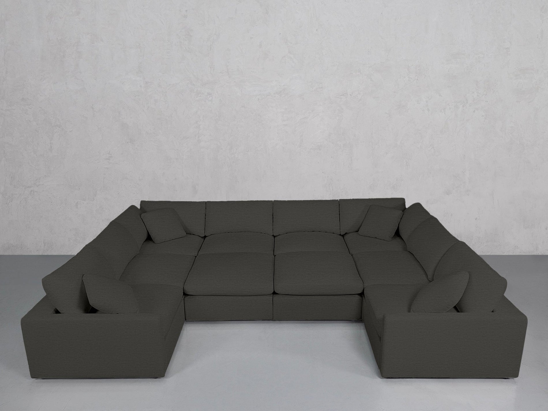 10-Seat Modular Closed Pit (Thin Arms) - 7th Avenue