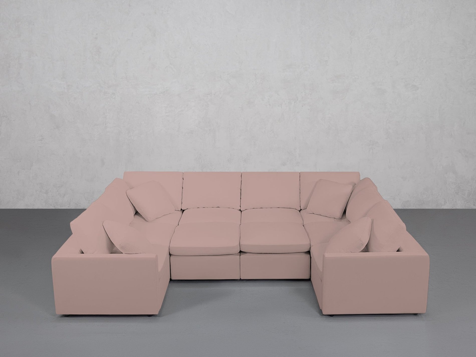 10-Seat Modular Closed Pit (Thin Arms) - 7th Avenue
