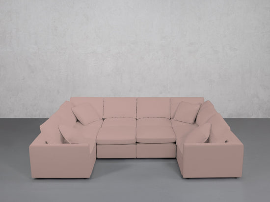 10-Seat Modular Closed Pit (Thin Arms) - 7th Avenue