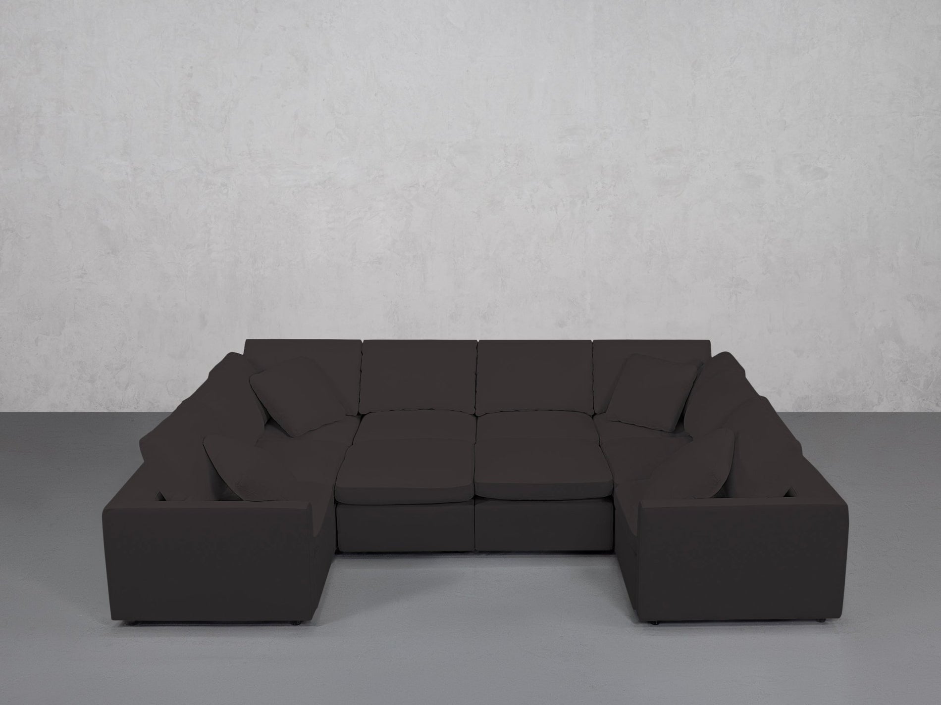 10-Seat Modular Closed Pit (Thin Arms) - 7th Avenue