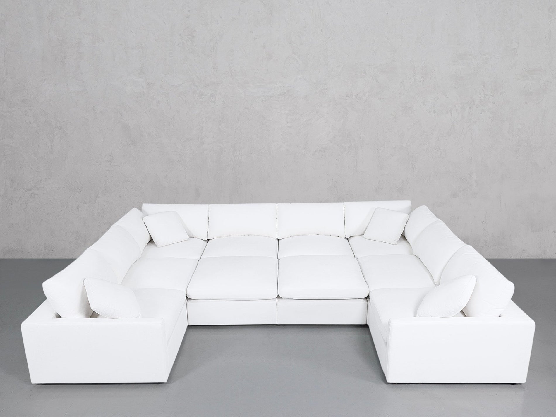 10-Seat Modular Closed Pit (Thin Arms) - 7th Avenue