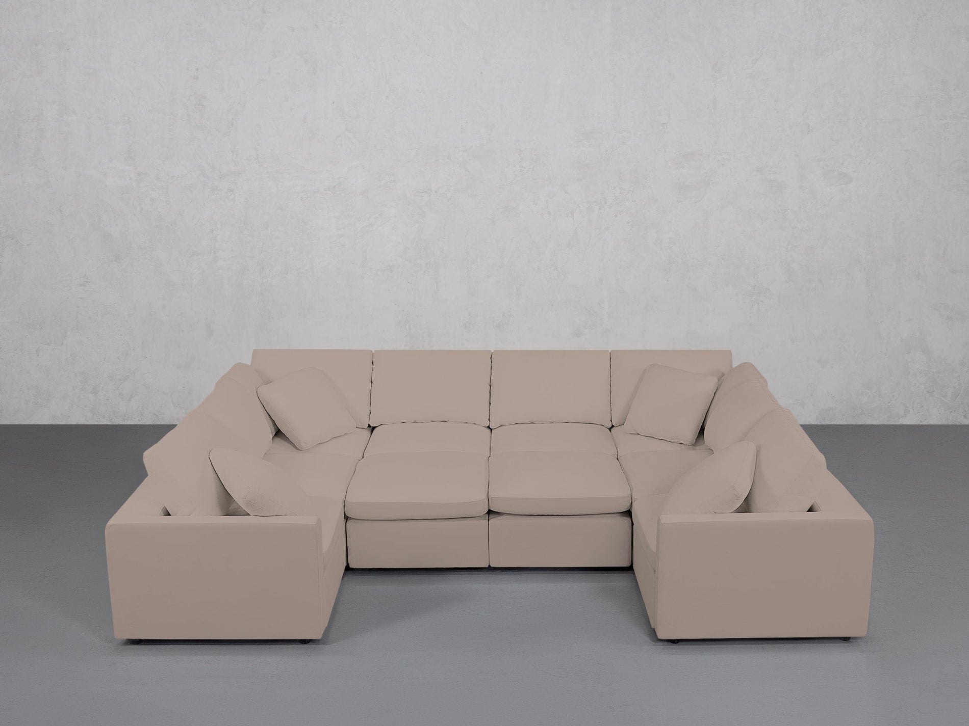 10-Seat Modular Closed Pit (Thin Arms) - 7th Avenue