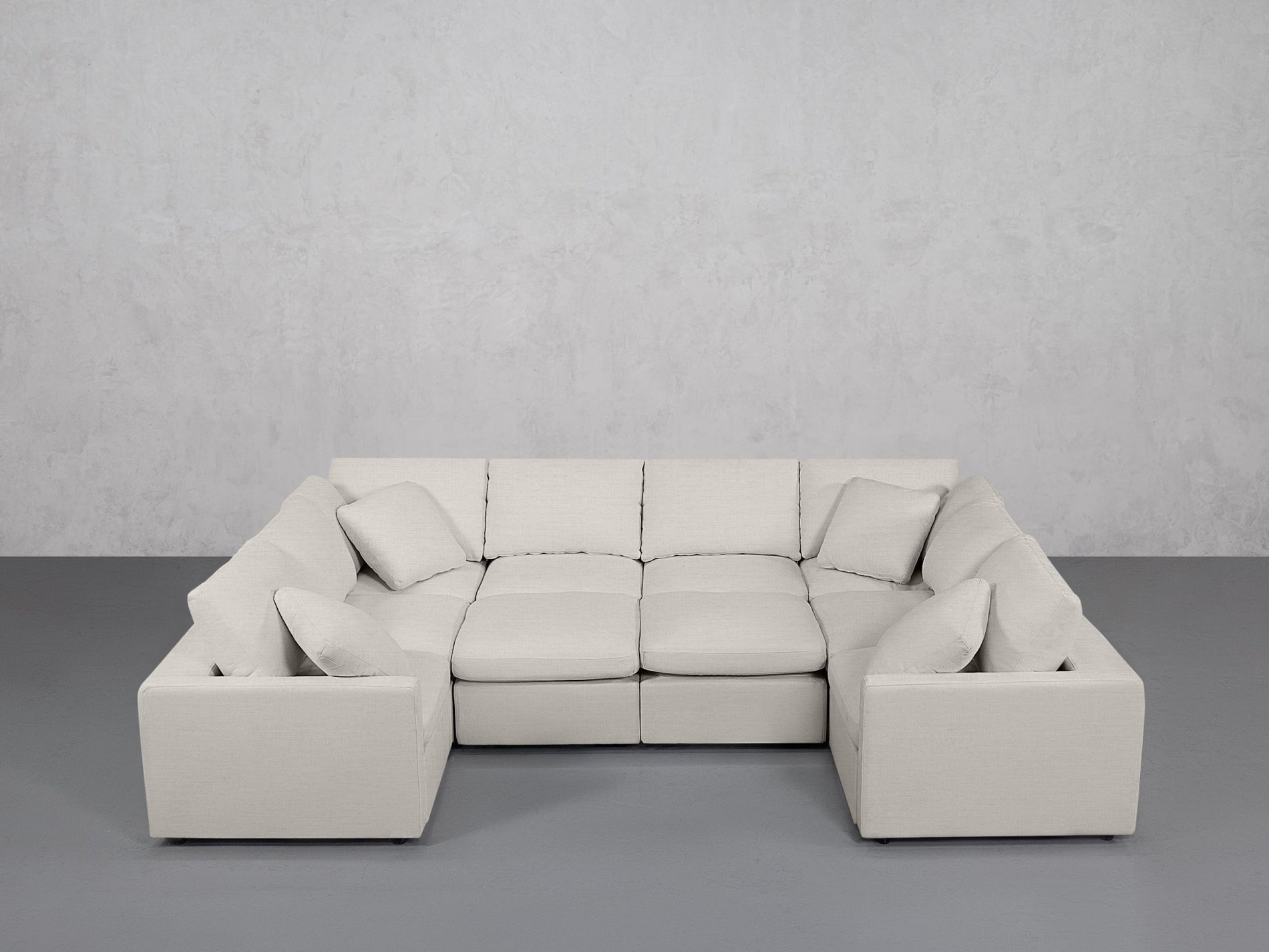 10-Seat Modular Closed Pit (Thin Arms) - 7th Avenue