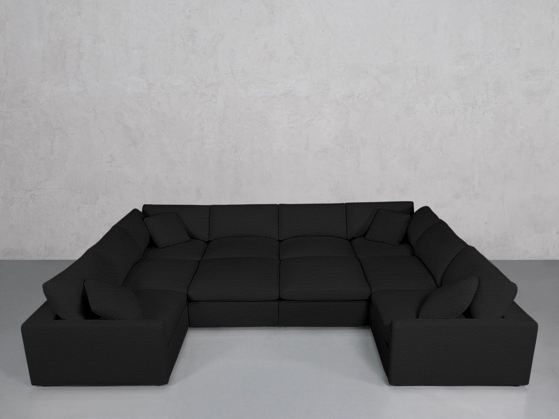 10-Seat Modular Closed Pit (Thin Arms) - 7th Avenue