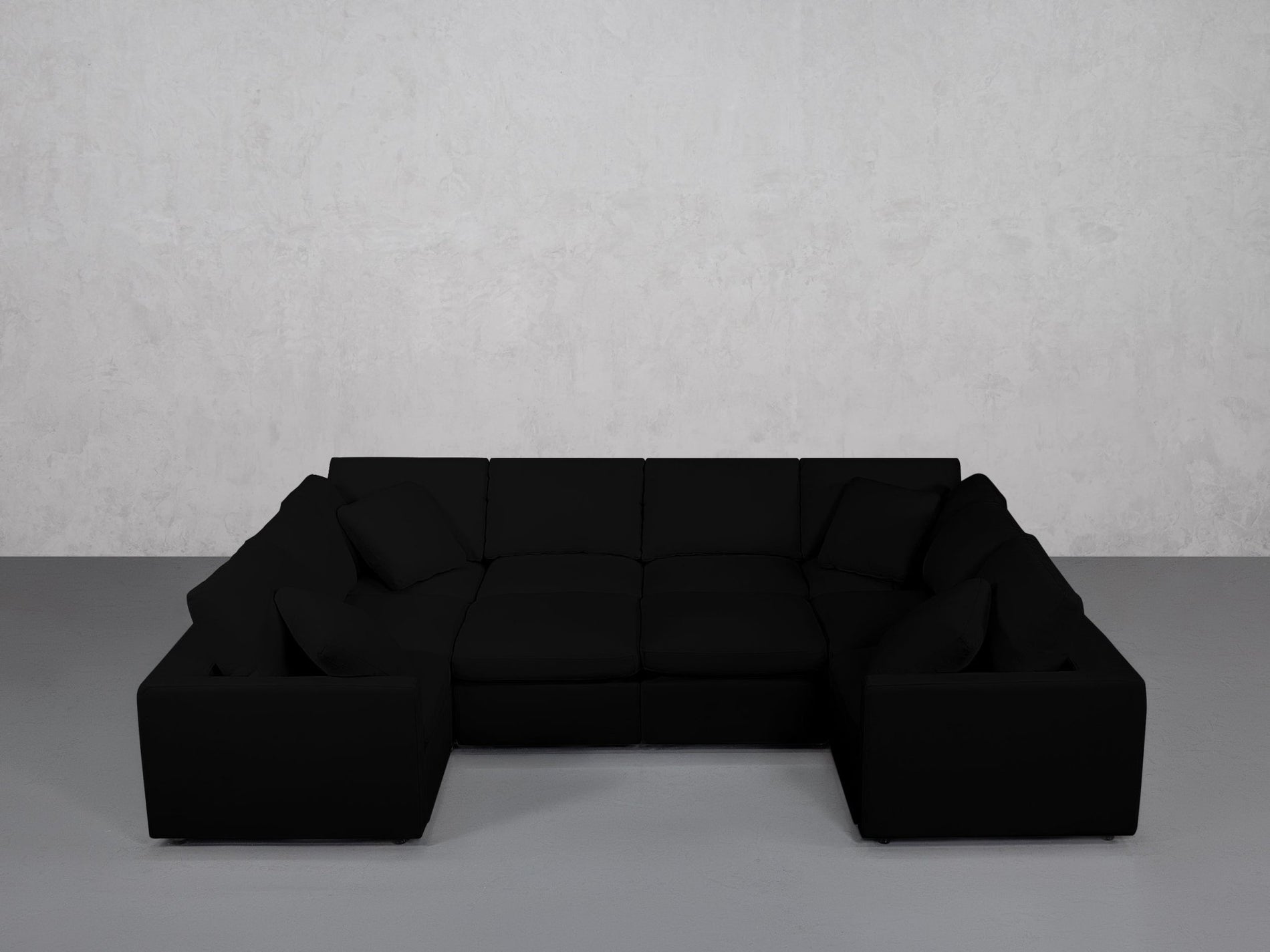 10-Seat Modular Closed Pit (Thin Arms) - 7th Avenue