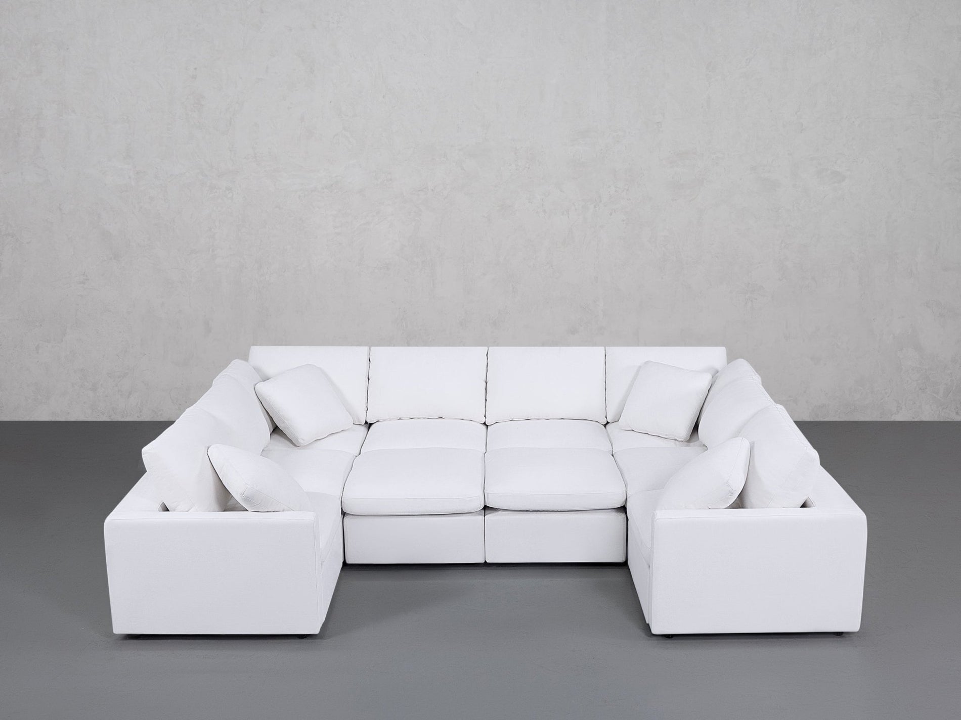 10-Seat Modular Closed Pit (Thin Arms) - 7th Avenue