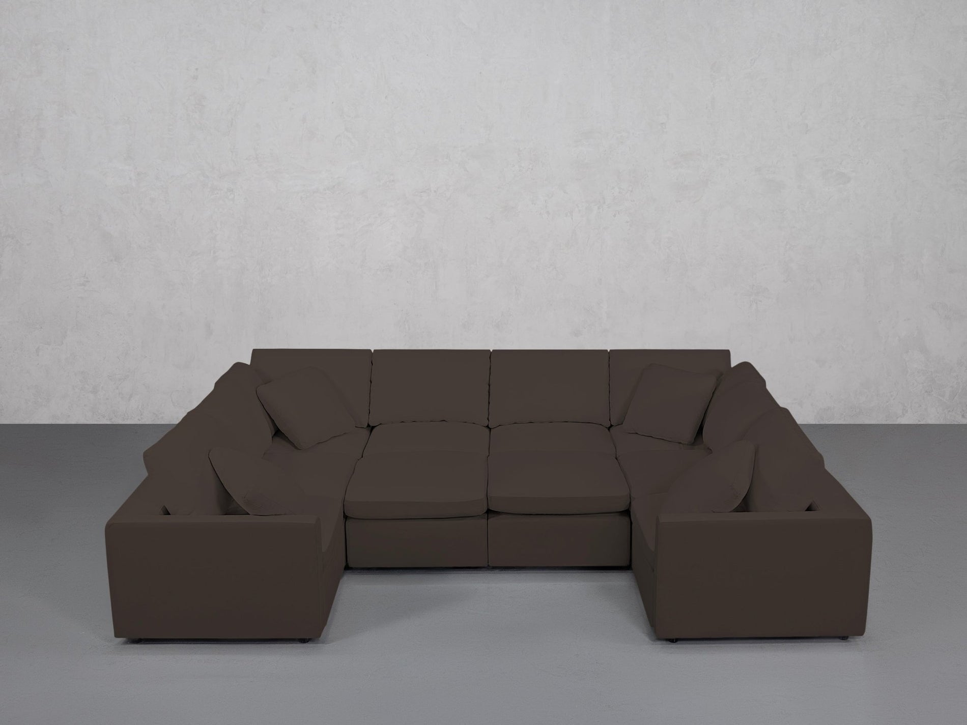 10-Seat Modular Closed Pit (Thin Arms) - 7th Avenue