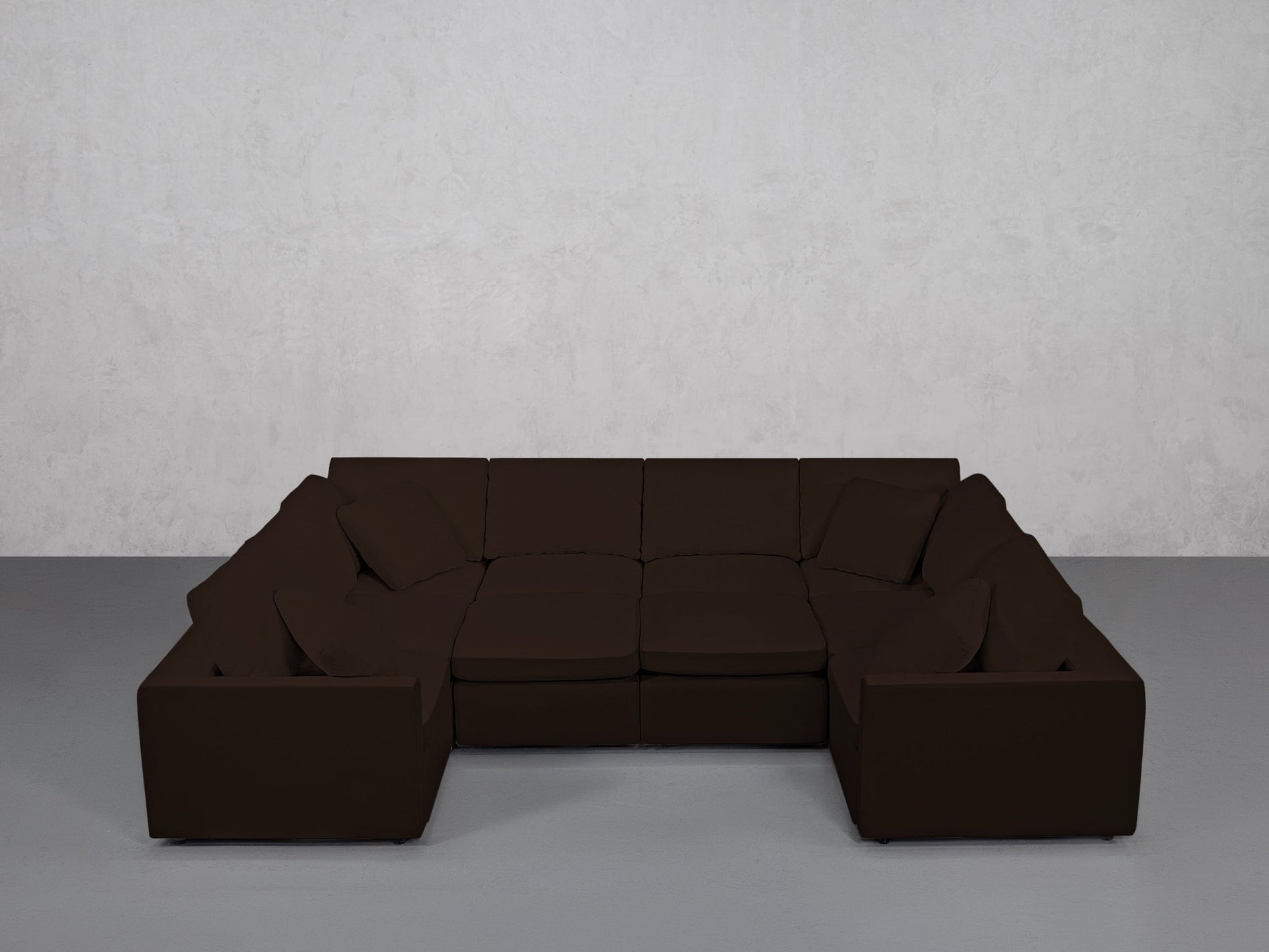 10-Seat Modular Closed Pit (Thin Arms) - 7th Avenue