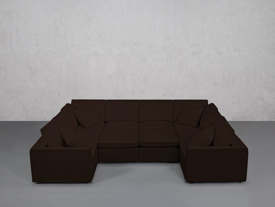 10-Seat Modular Closed Pit (Thin Arms) - 7th Avenue