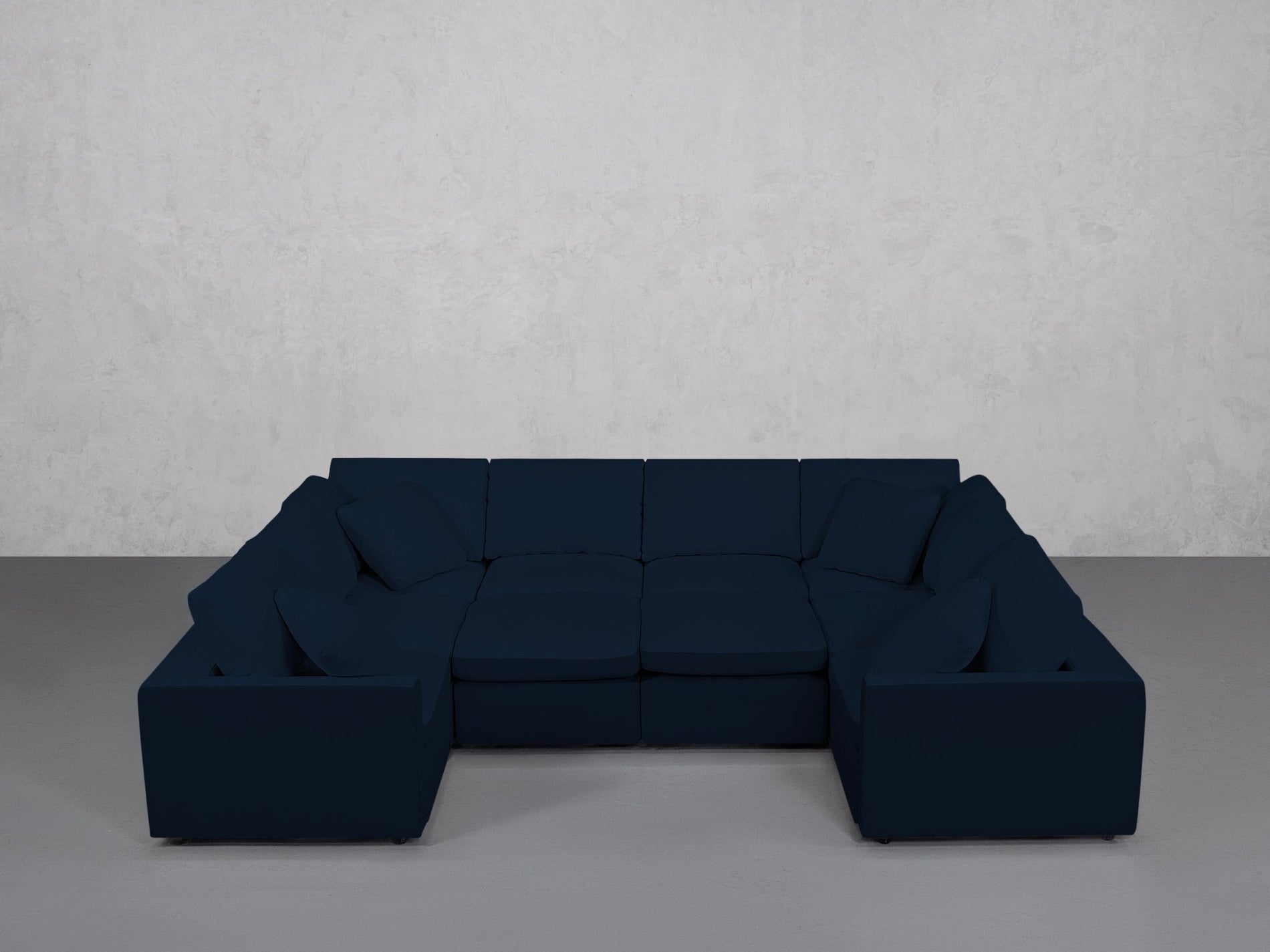 10-Seat Modular Closed Pit (Thin Arms) - 7th Avenue