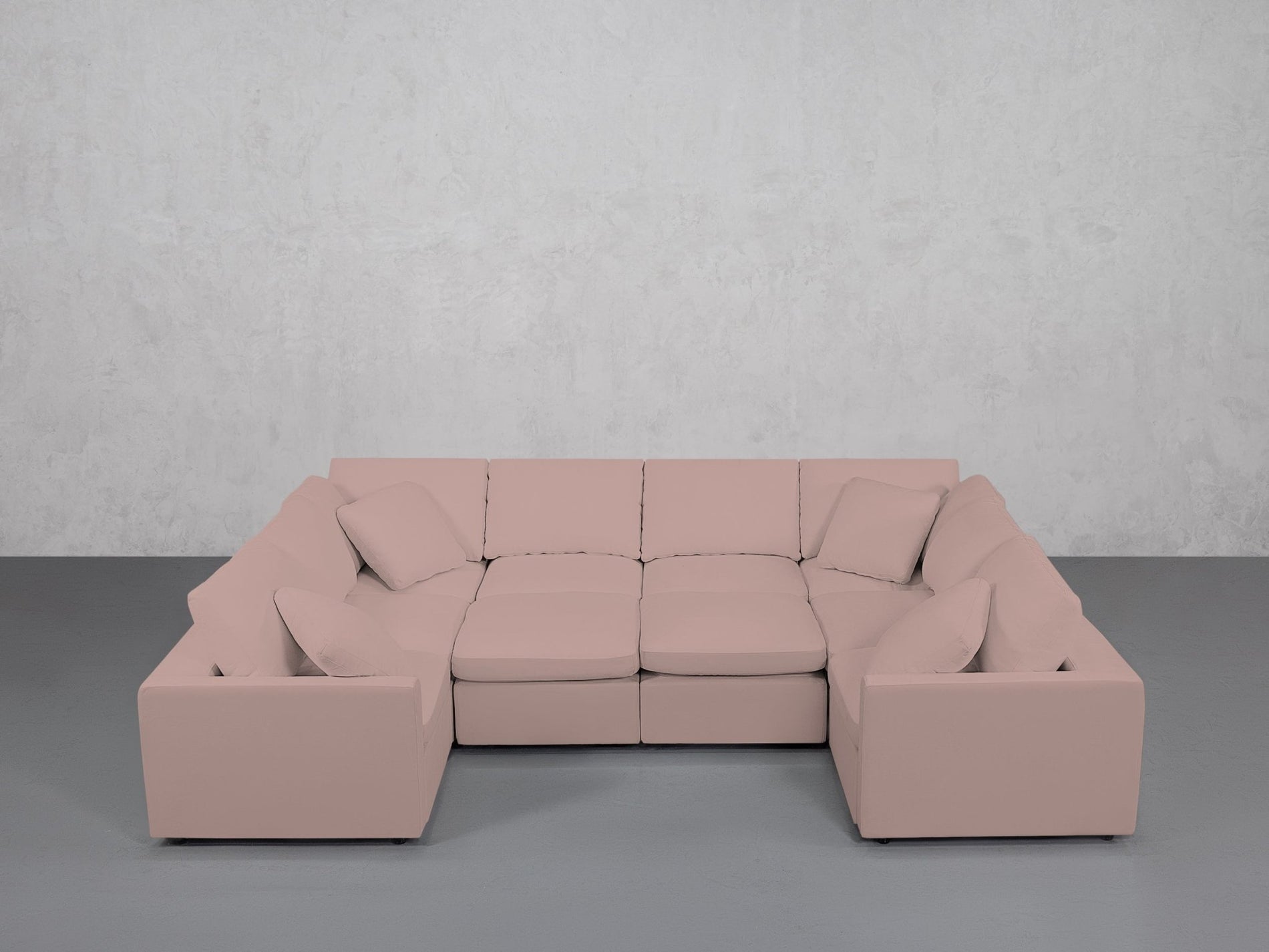 10-Seat Modular Closed Pit (Thin Arms) - 7th Avenue