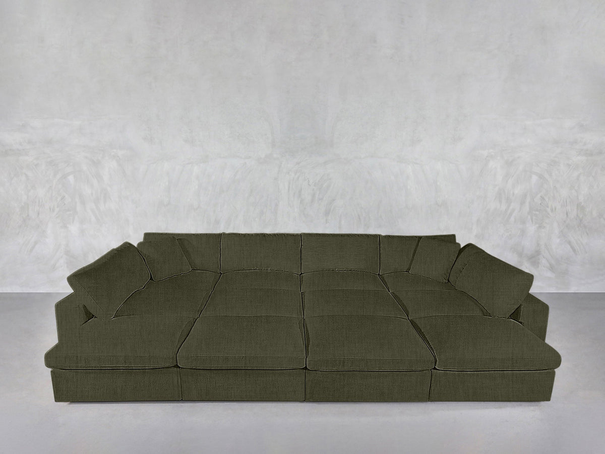 12-Seat Deep Modular Daybed - 7th Avenue