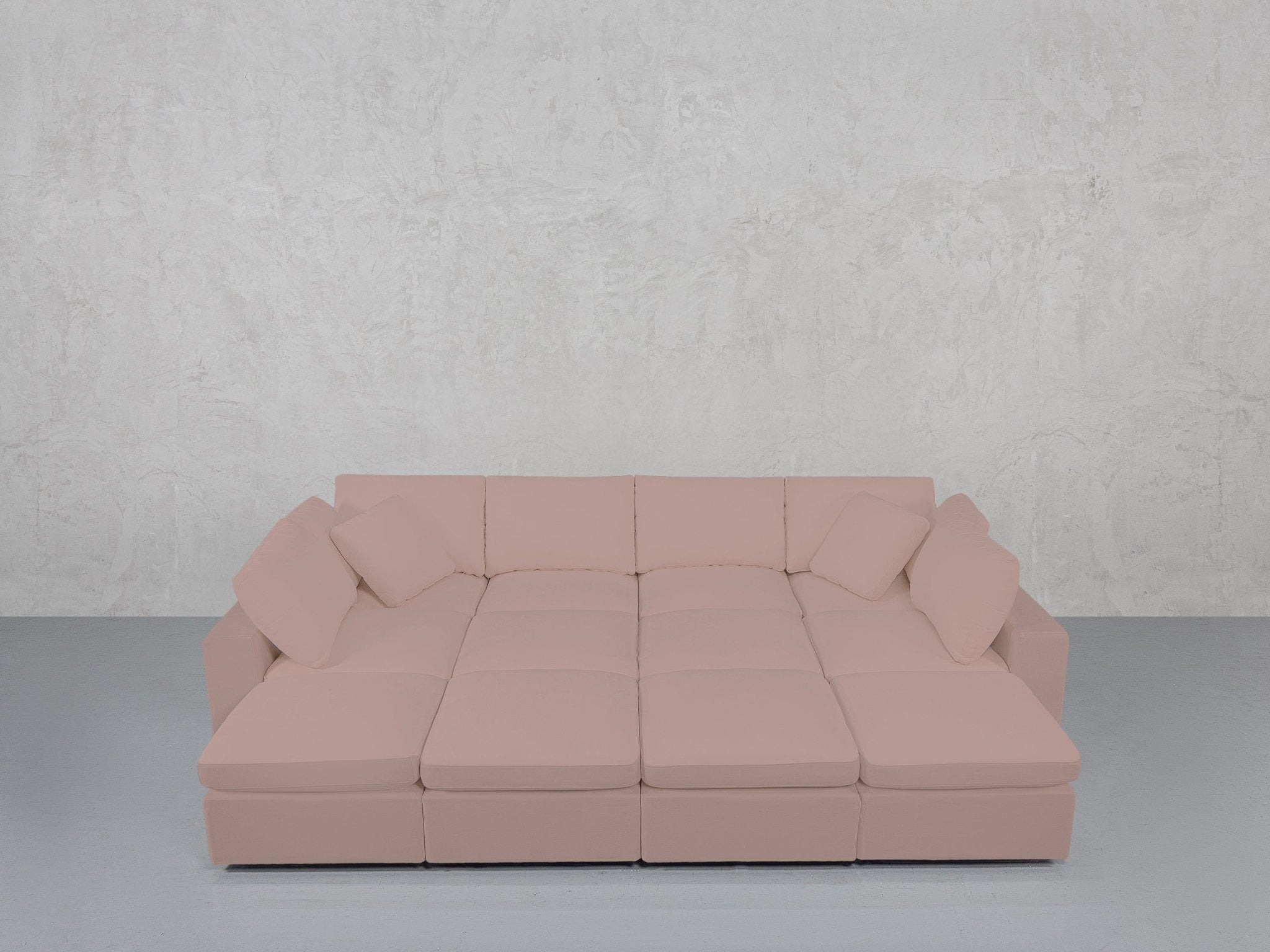 12 - Seat Deep Modular Daybed - 7th Avenue