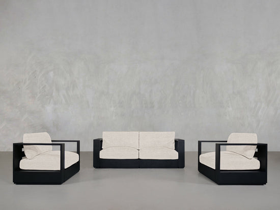 2 - 1 - 1 Sofa & Armchair Set Aluminum Outdoor - 7th Avenue